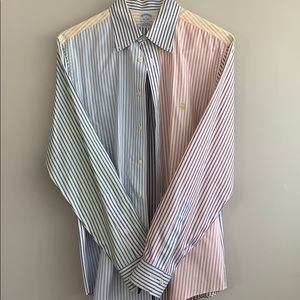 Multi colored stripped Brooks Brothers Button Down